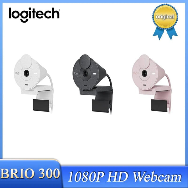 100% original logitech brio 300 nova webcam hd ao vivo online classe câmera do computador câmera 1080p câmera brio 300