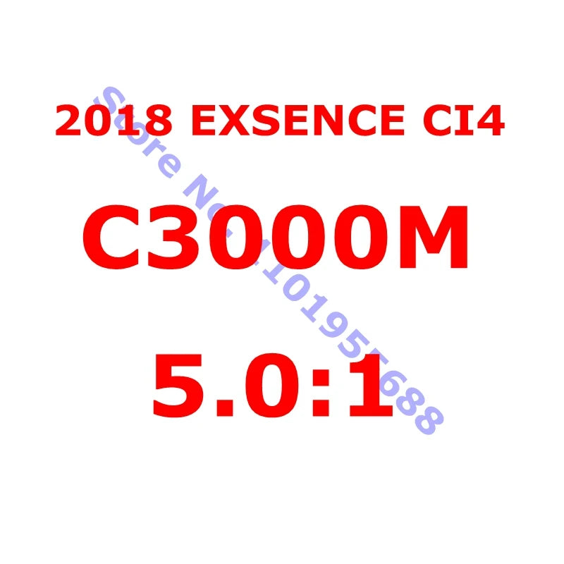 2018 original shimano exsence ci4 + c3000m c3000mhg 4000mxg relação de engrenagem 6.2:1 molinete de pesca de água salgada molinete especial para o mar baixo