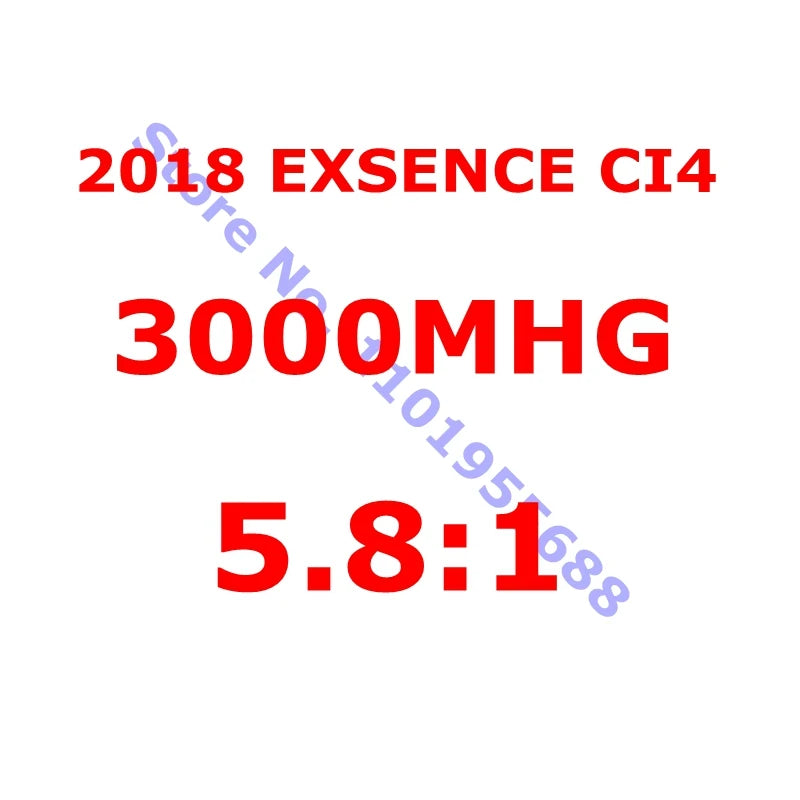 2018 original shimano exsence ci4 + c3000m c3000mhg 4000mxg relação de engrenagem 6.2:1 molinete de pesca de água salgada molinete especial para o mar baixo