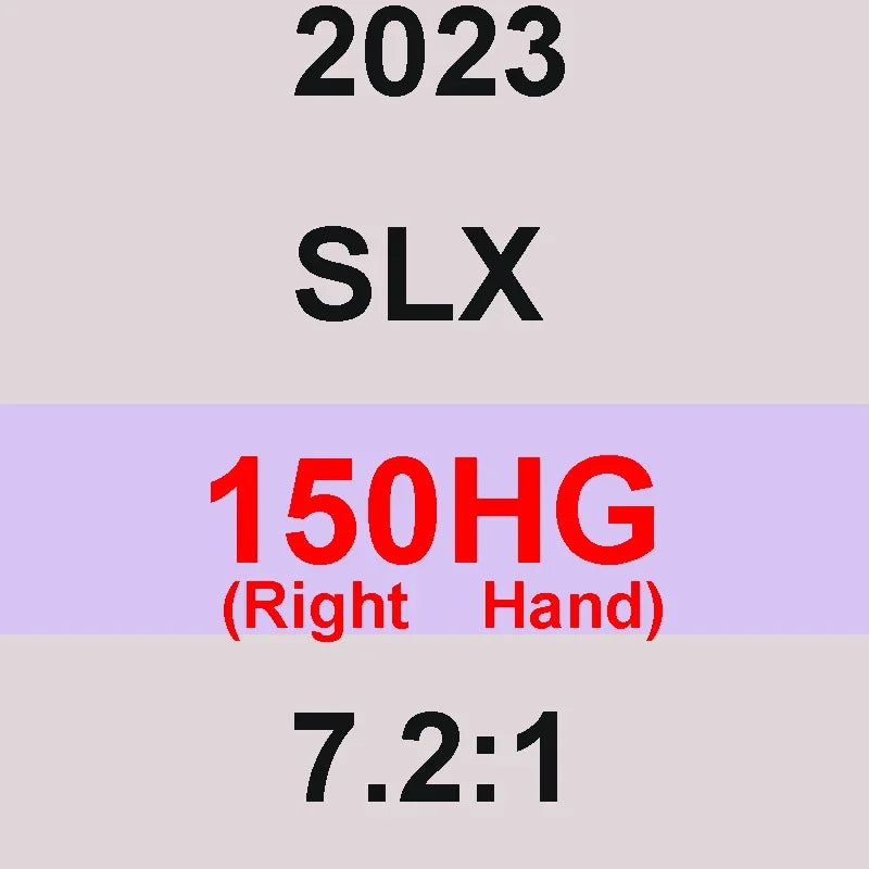 2023 NOVO Original SHIMANO SLX Baitcasting Reel 150 151 150HG 150XG 151HG 151XG Mão Esquerda ou Direita Bobina S3D Roda De Pesca