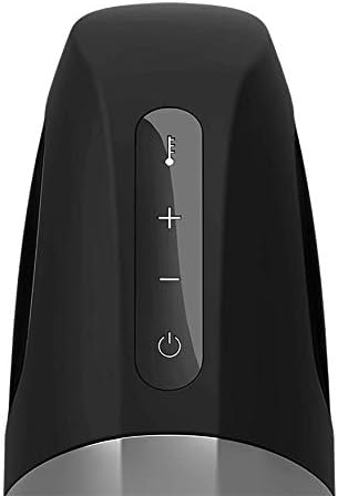 Satisfyer Men Heat Vibration | Masturbator | Vibrator | 11 Vibration Programs | Innovative warming function | Waterproof (IPX7) | Rechargeable Battery | Skin-Friendly Silicone
