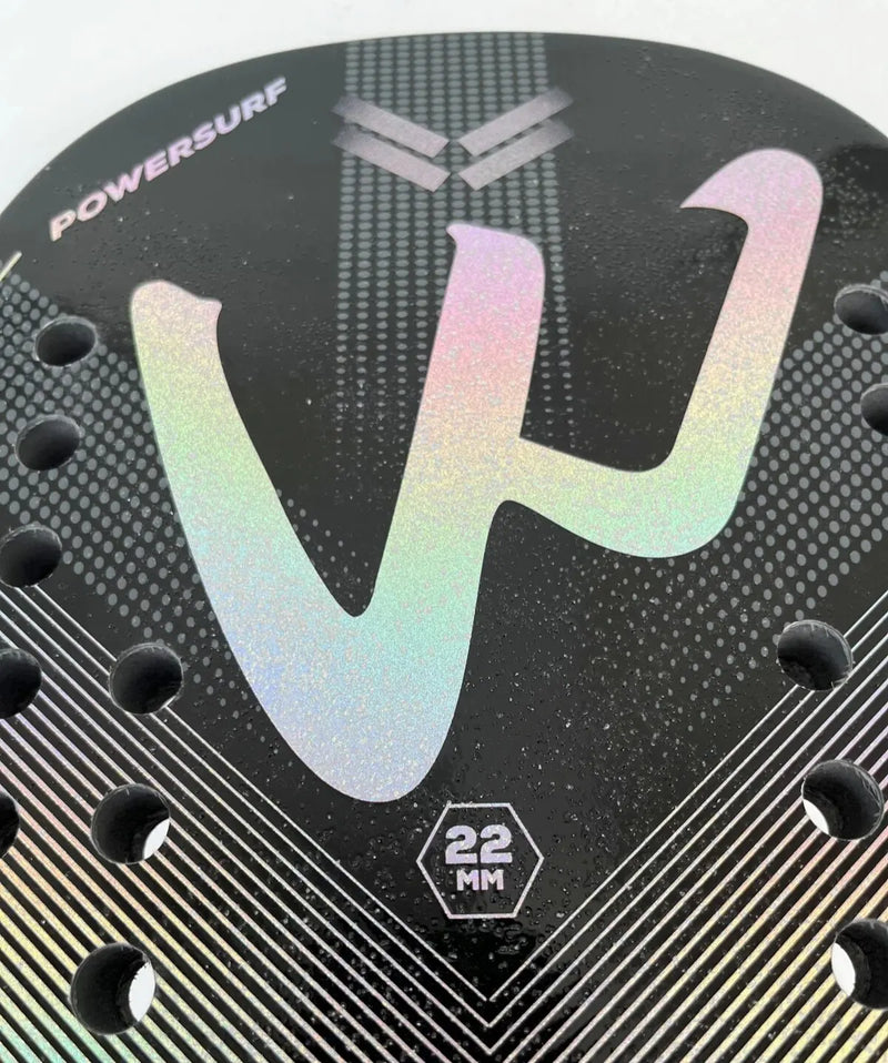 3K Holográfico Beach Tennis Racket, Full Carbon Fiber Frame, Racquet Tratamento De Superfície, Iniciante Kit para Feminino