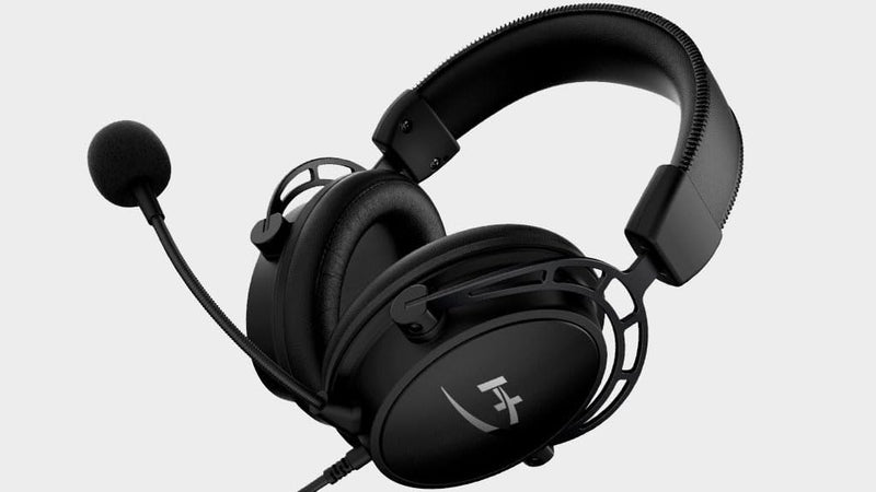 HyperX Cloud Alpha – Gaming Headset, for PC, PS4, Xbox One, Dual Chamber Drivers, Memory Foam, Soft Leatherette, Durable Aluminum Frame, Detachable Noise-Cancelling Microphone - Black
