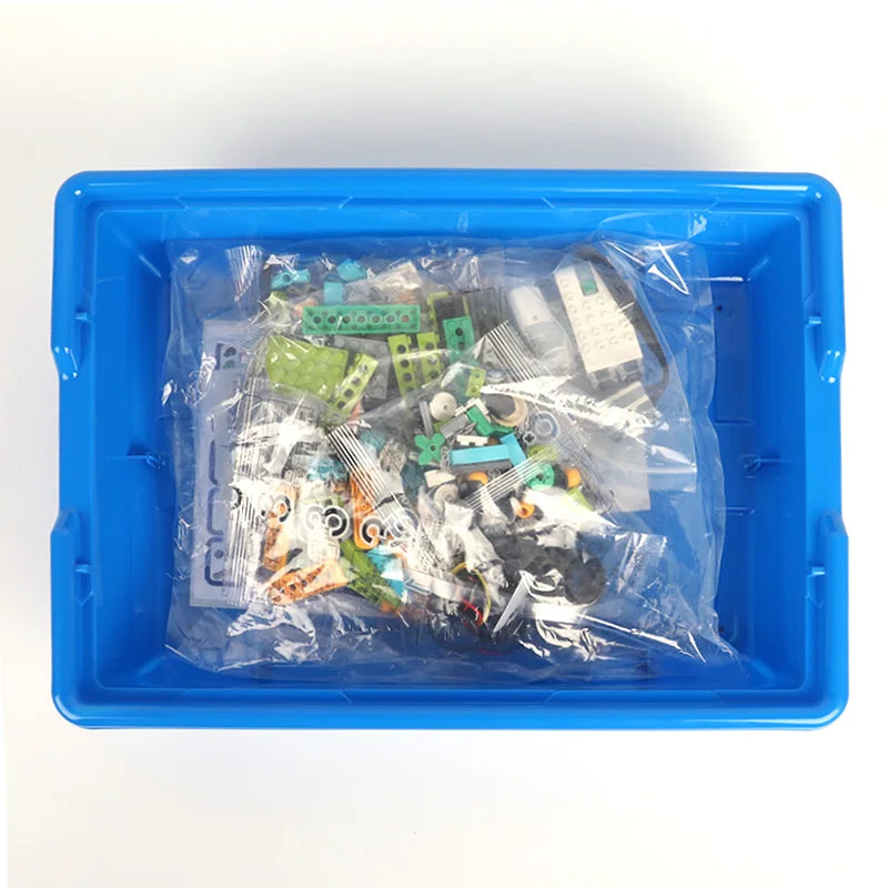45300 Novas peças de alta tecnologia WeDo 2.0 robótica construção núcleo conjunto blocos de construção compatível com nós-fazer 3.0 brinquedos educativos diy