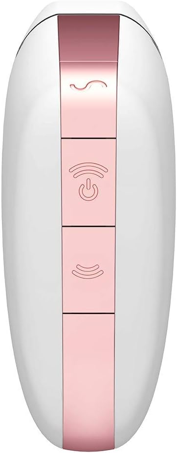 Satisfyer Love Triangle | Air Pulse Technology | Vibrator | 2 Independently Controlled Motors | Connect App | Waterproof (IPX7) | Rechargeable Battery | Skin-Friendly Silicone
