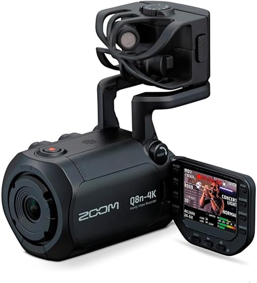 Zoom Gravador de vídeo prático Q8n-4K