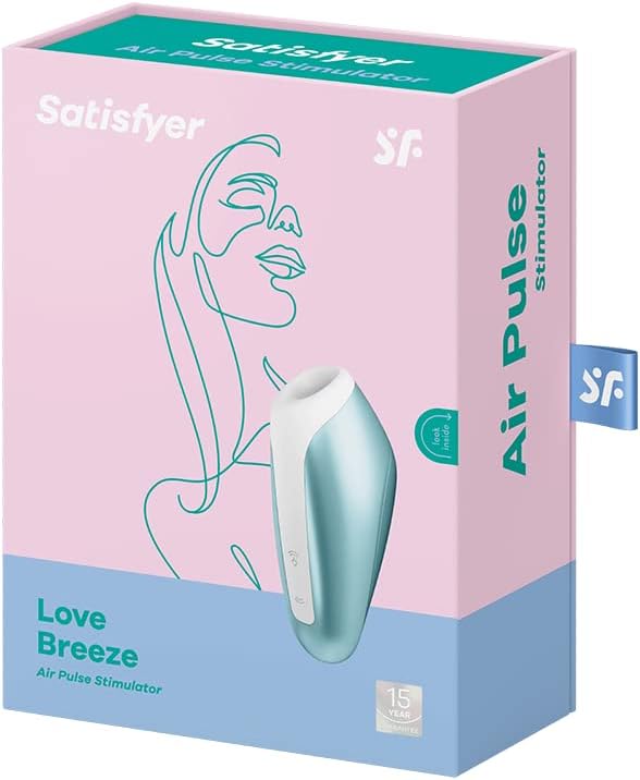 Satisfyer Love Breeze | Air Pulse Stimulator | 11 Pressure Wave Programs | Waterproof (IPX7) | Rechargeable Battery | Skin-Friendly Silicone