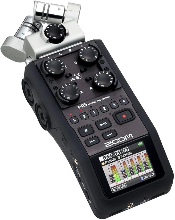 GRAVADOR ZOOM H6