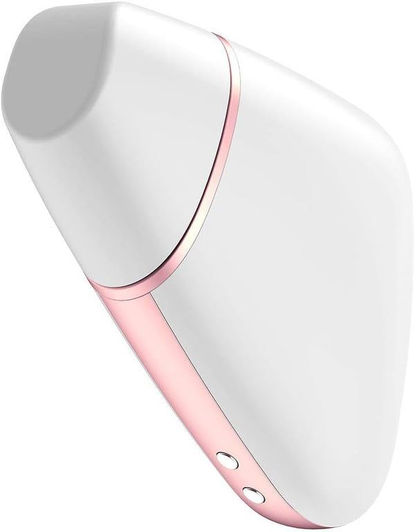 Satisfyer Love Triangle | Air Pulse Technology | Vibrator | 2 Independently Controlled Motors | Connect App | Waterproof (IPX7) | Rechargeable Battery | Skin-Friendly Silicone