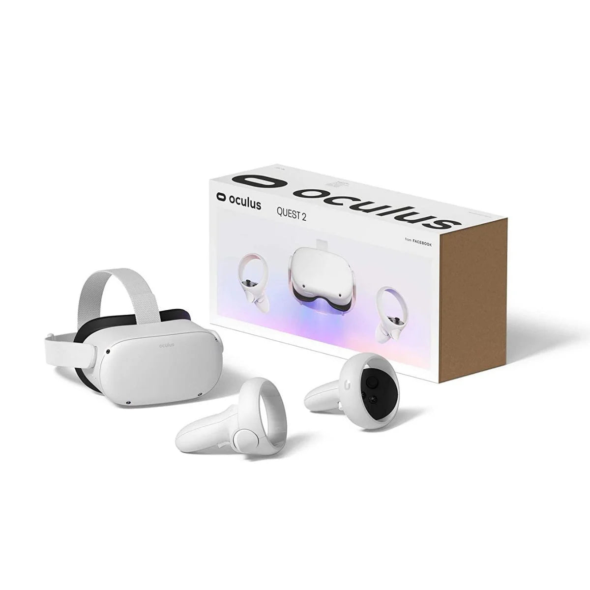 Meta Quest 2 Virtual Reality Headset, 128GB, White, with Controllers - NCM 95045000