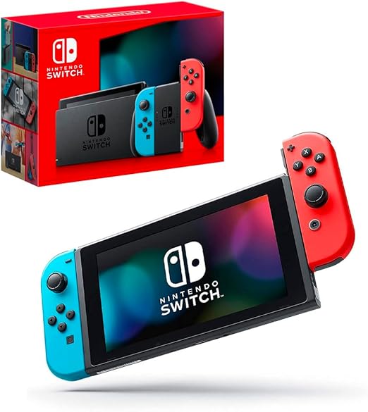 Gaming console - nintendo switch console with neon blue & Red joy-com / 95045000 / Nintendo Switch