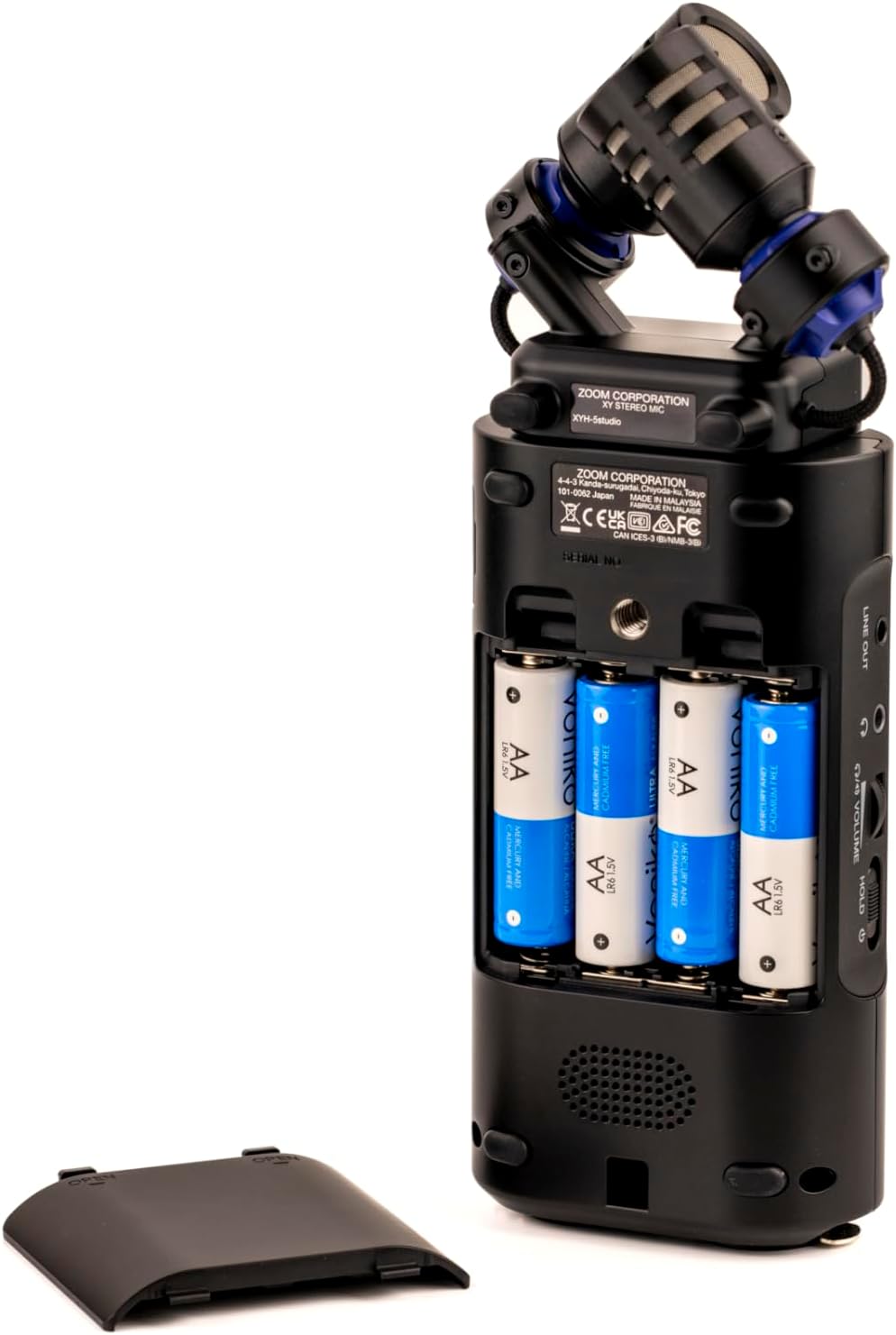 Gravador digital novo com 32bits, 6 faixas, microfone 19,4mm, pré F-series e interface USB profiss / 85219000 / Zoom H5