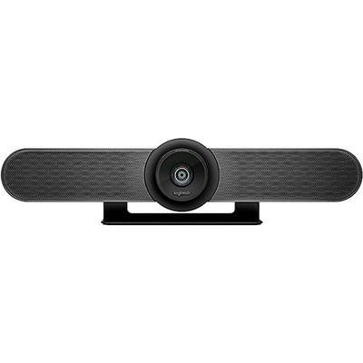 Câmera de conferência Logi com áudio e USB, função panorâmica, uso profissional em reunião, origem CN / 85258929 / Meetup 4000e