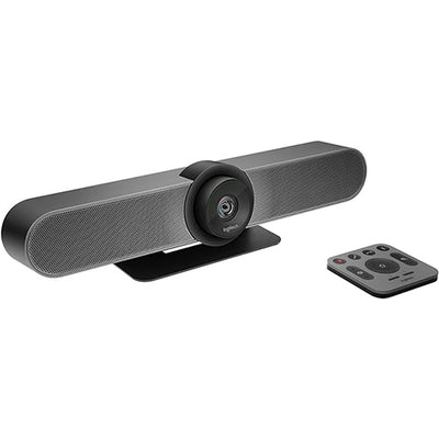 Câmera de conferência Logi com áudio e USB, função panorâmica, uso profissional em reunião, origem CN / 85258929 / Meetup 4000e