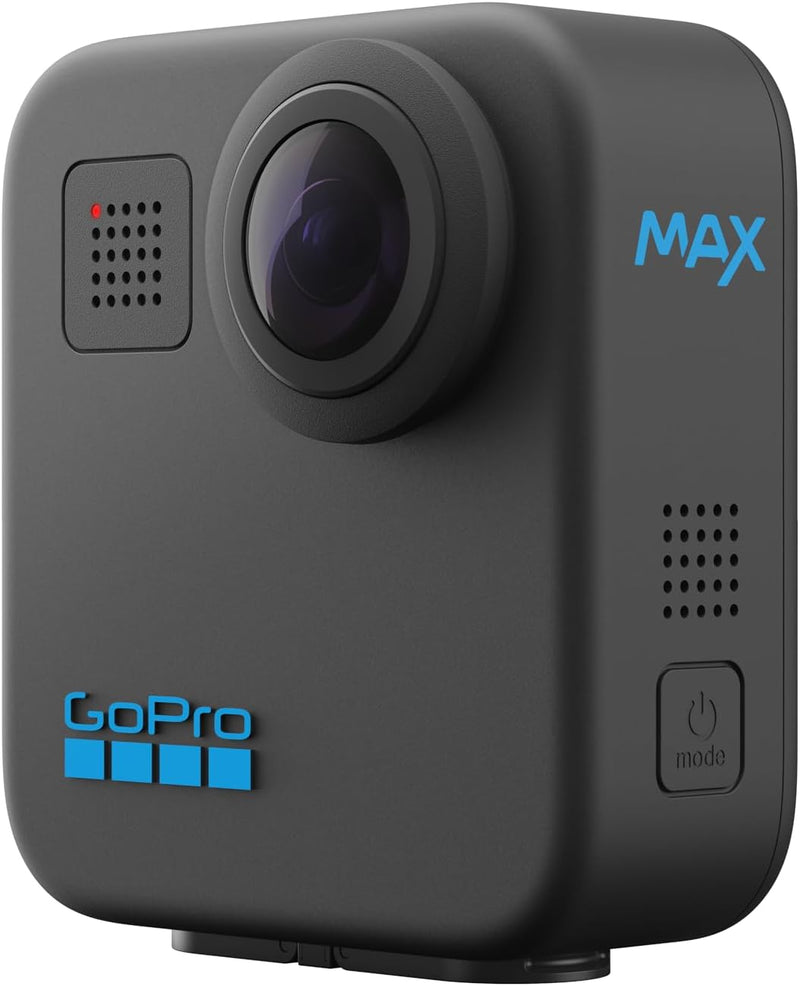 GoPro MAX Waterproof 360 + Traditional Action Camera with Spherical 5.6K30 HD Video, 16.6MP, 360 Photos, 1080p Live Streaming Stabilization