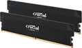 Crucial Kit Pro DDR5 RAM 64GB (2x32GB) 6000MHz CL40 -Intel XMP 3.0 e AMD Expo - Preto CP2K32G60C40U5B