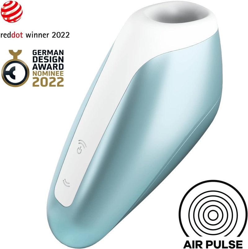 Satisfyer Love Breeze | Air Pulse Stimulator | 11 Pressure Wave Programs | Waterproof (IPX7) | Rechargeable Battery | Skin-Friendly Silicone