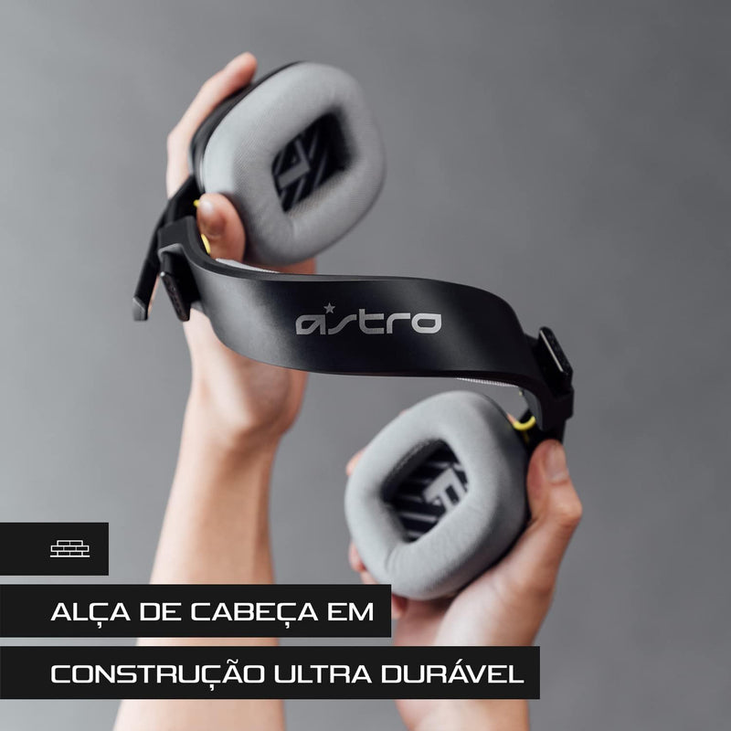 Headset Com Fio ASTRO A10 Gaming Gen 2 Com Microfone Flip-to-mute, Drivers de 32 mm, Compatível com Xbox Series X|S, Xbox One, Nintendo Switch, PC, Mac - Preto