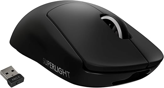 Logitech-hero g pro x 25k mouse sem fio para jogos, acessórios mecânicos para jogos, sensor 16k dpi - AL01812-G PRO X Black