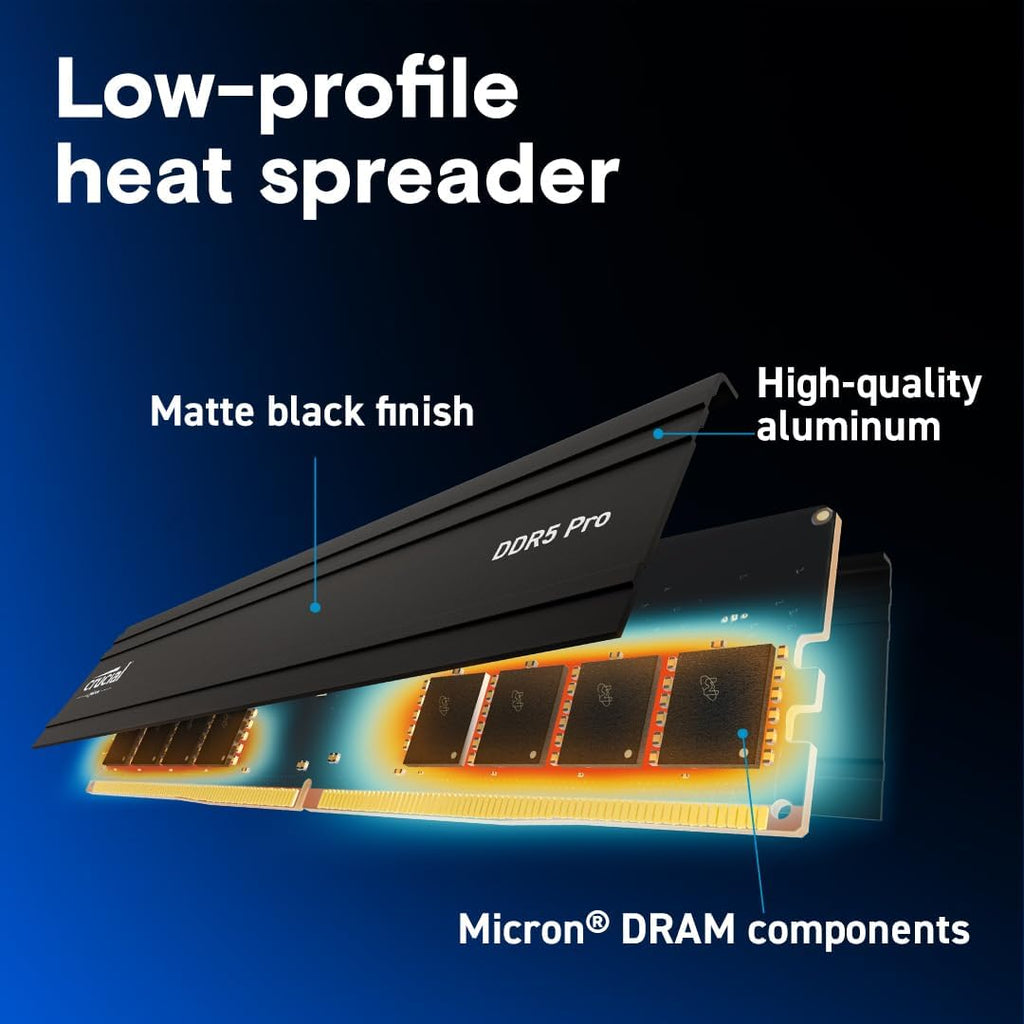 LANCER BLADE RGB DDR5 Memory D30G 6000MT/s 6400MT/s  16GB  32GB  Single Tray RAM Memory moud / 84733042 / Crucial 2x64GB 5600MHz