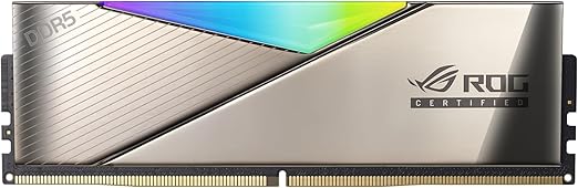 XPG Lancer ROG DDR5 6600MT/s 32GB (2x16GB) CL32 UDIMM 288-Pins Desktop SDRAM DDR5 Dual Channel RAM Kit dissipador de calor (AX5U6600C3216G-DCLARROG)
