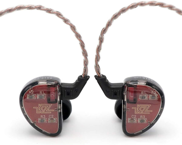 Fone de Ouvido Kz As10 Monitor Retorno de Palco Som Hifi 5 Drivers Cabo Destacável (Sem Mic Preto)