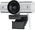 (white/light grey) Logitech MX Brio, várias resoluções, microfones duplos com redução de ruído, modo de exibição, USB-C, capa de webcam, funciona com equipes Microsoft, Zoom, Google Meet - cinza pálido