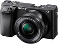Câmera digital Sony Alpha 6400 com sensor APSC, 24,3MP, tela ajustável em 180°(selfie)