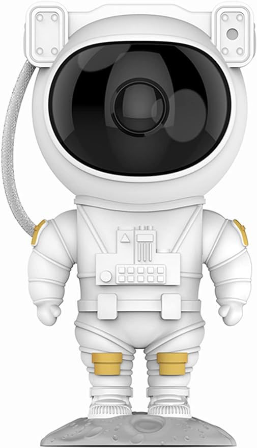 Moniss Projetor astronauta usb céu estrelado galáxia estrelas projetor luz noturna lâmpada led para quarto decoração do quarto luzes noturnas decorativas