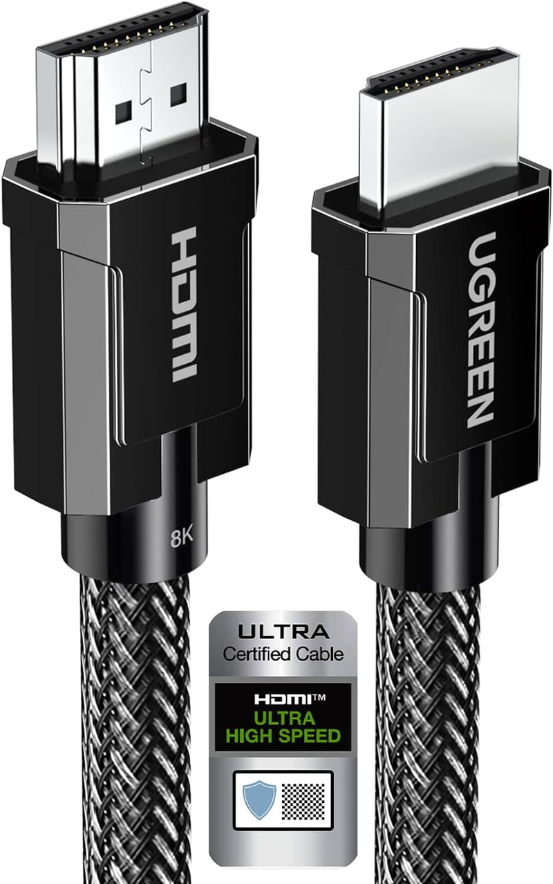 UGreen Cabo HDMI 2.1 FullHD 4K 8k PS5 TV Home Blindado 3m