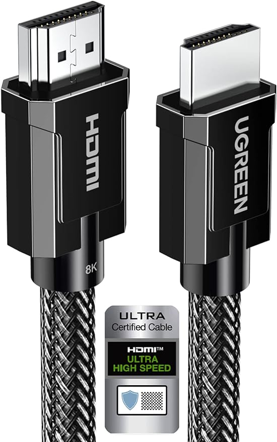 UGreen Cabo HDMI 2.1 FullHD 4K 8k PS5 TV Home Blindado 3m