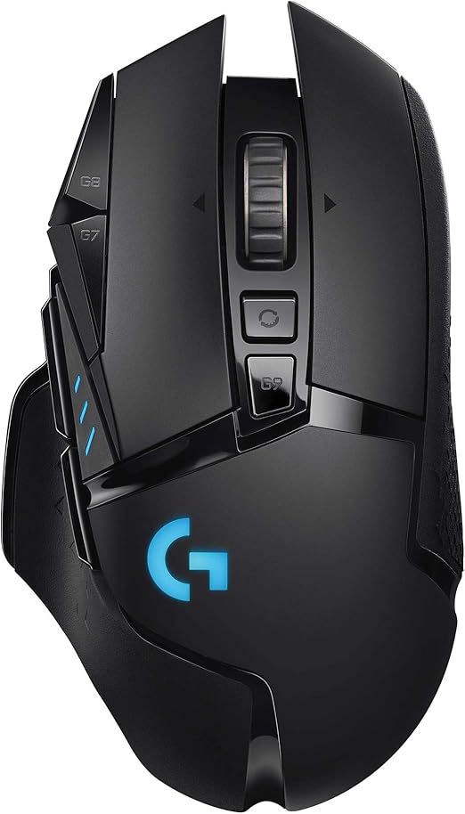 novo original logitech g502 herói lightspeed sem fio gaming mouse sem fio 2.4ghz herói 16000 dpi rgb / 84716053 / Logitech G502 LIGHTSPEED