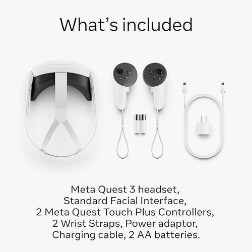 Oculus Quest 3 Advanced All- In- One VR Gaming Headset - Novo