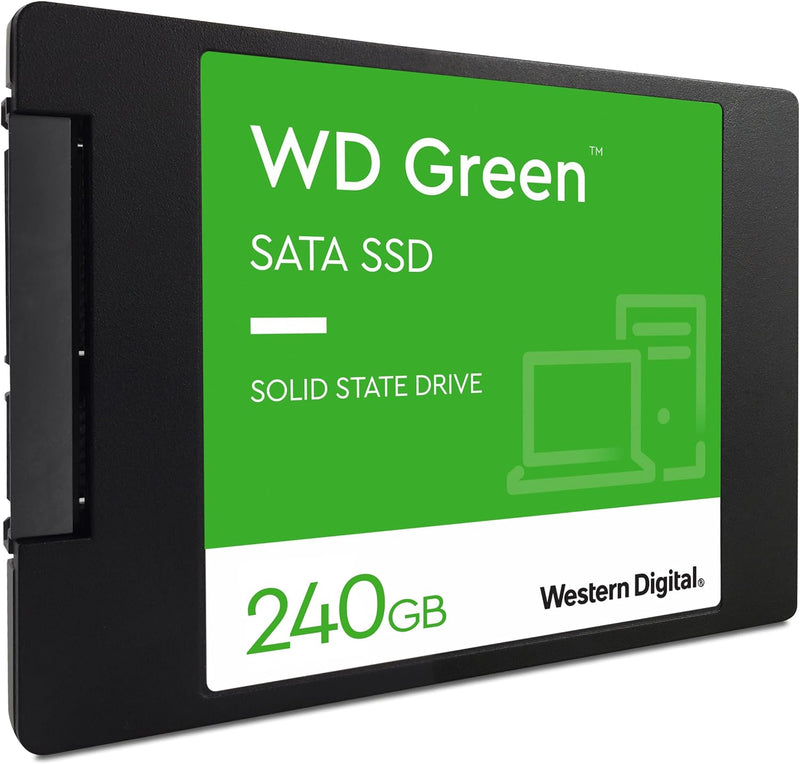 Western Digital 240GB WD Green SATA Internal Solid State Drive SSD - SATA III 6 Gb/s, M.2 2280, Up to 545 MB/s - WDS240G3G0B