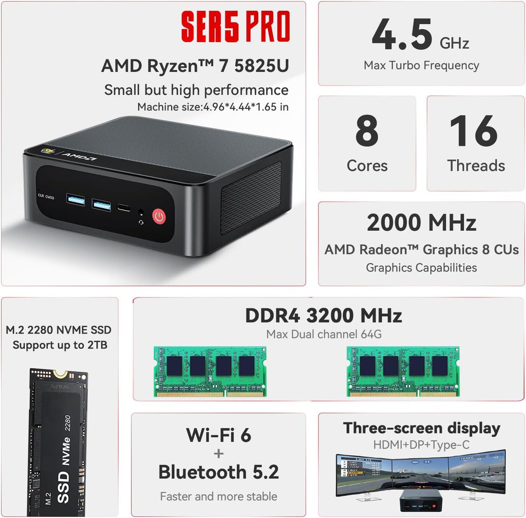 soquete do processador de jogos Ryzen 5 com ventilador, CPU R5 5600, Processador de jogo, AM4, 6 / 85423110 / 5825U