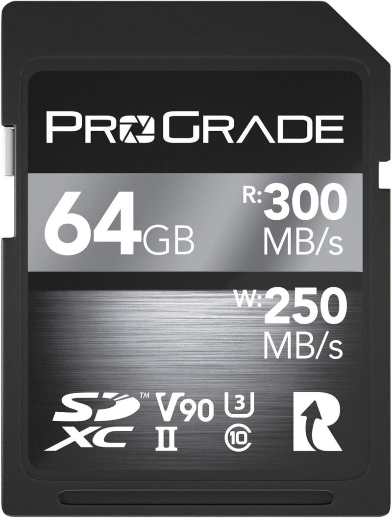 ProGrade Digital SDXC UHS-II V90 300R Memory Card (512GB)