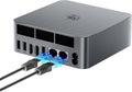Beelink EQR6 AI Mini PC, AMD Ryzen 7 6800H(6nm, 8C/16T) up to 4.7GHz, Mini Computer 32GB LPDDR5 RAM 500GB M.2 PCIe 4.0 SSD, Micro PC 4K@60Hz Dual Display, Built-in PSU Copilot WiFi6/BT5.2/1000Mbps