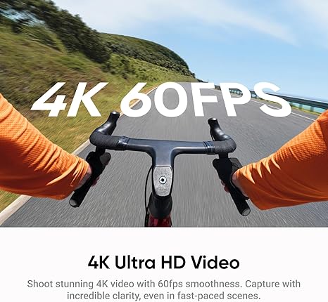 SJCAM ace pro - 64GB Ultimate Bundle Black 4k Tiny Portable Vlogging Camera, Hands-Free POVs, Mou