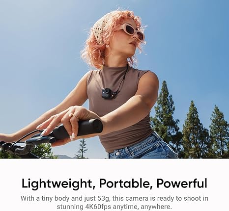 Insta360 GO Ultra Standard Bundle Midnight Black - Tiny Hands-Free 4K Cam, Lightweight & Portable, Low Light Excellence, Mount Anywhere, FlowState Stabilization, 200 Min Battery Life