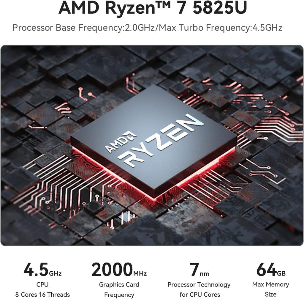 soquete do processador de jogos Ryzen 5 com ventilador, CPU R5 5600, Processador de jogo, AM4, 6 / 85423110 / 5825U