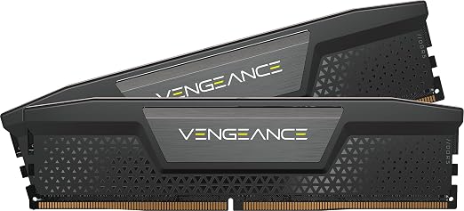CORSAIR Vengeance Memory DDR5 RAM 128GB (2x64GB) 6400MHz CL42-52-52-104 1.35V Intel XMP 3.0 Desktop Computer Memory – Black (CMK128GX5M2B6400C42)