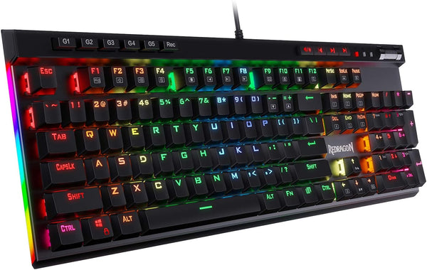 Teclado de jogos Redragon K580 VATA RGB, Blue Switch