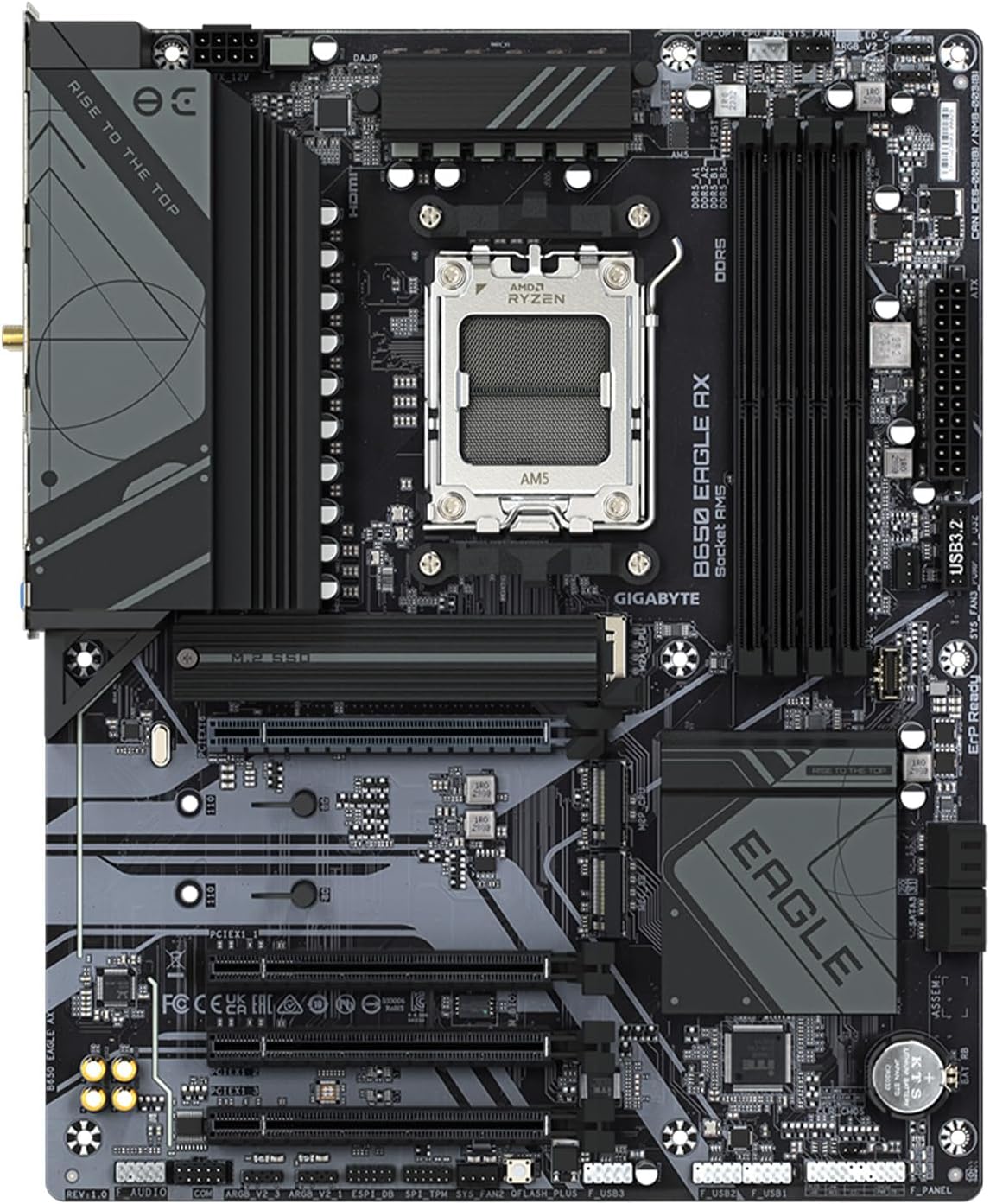 INYUDA B650 AORUS ELITE WIFI7 DDR5 Motherboard intel Socket 1700 12Th/13Th Gen 1x Pcie / 84717040 / B650 Eagle AX
