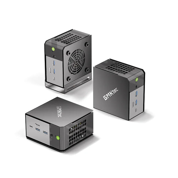 GMKtec Mini PC AMD Ryzen AI 9 HX370 Windows 11 Pro M.2 SSD Wifi6 BT5.2 32GB LPDDR5 1TB SSD PCIe4.0 Gaming PC AI Computer