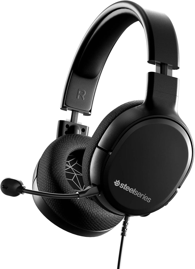 SteelSeries Arctis 1 Wired Gaming Headset – Detachable ClearCast Microphone – Lightweight Steel-Reinforced Headband – For Xbox, PC, PS5, PS4, Nintendo Switch, Mobile