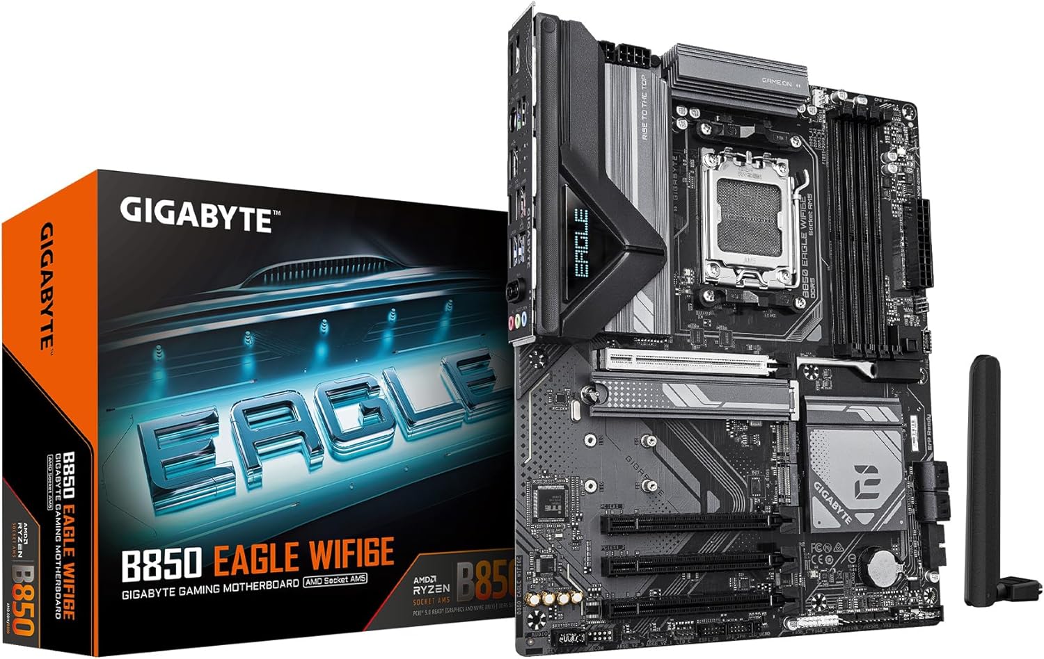 INYUDA B850M AORUS ELITE WIFI6E ICE Motherboard-AMD Ryzen 9000 Series CPUs, 1 /  84717040 / B850 Eagle WIFI6E