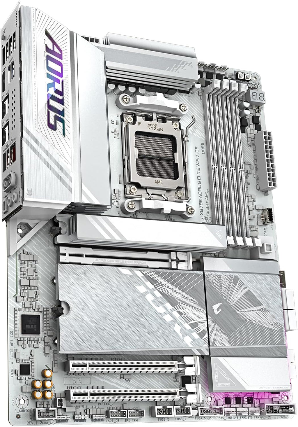 Placa eletrônica principal p/computador X870E DDR5 mATX p/intel LGA1718, p/uso geral GIGA, origem CN / 84733041 / X870E ICE