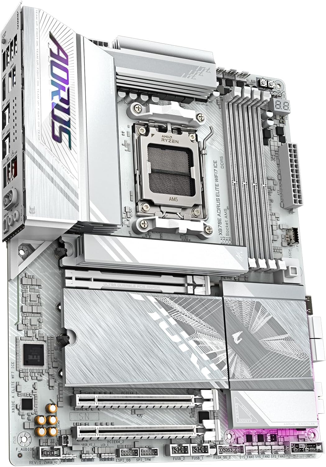 Placa eletrônica principal p/computador X870E DDR5 mATX p/intel LGA1718, p/uso geral GIGA, origem CN / 84733041 / X870E ICE