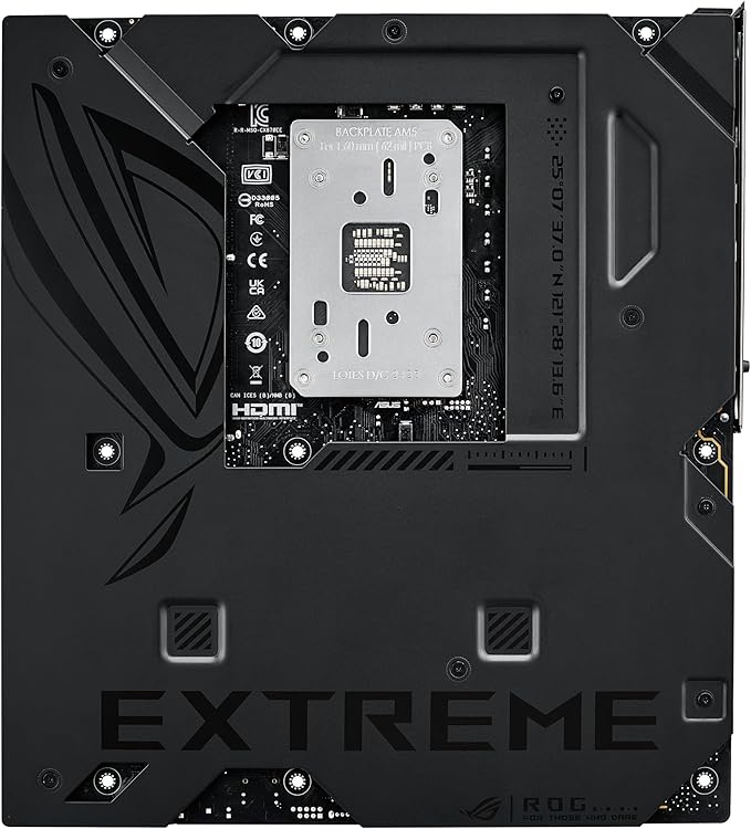 ASUS Placa-mãe para jogos ROG Crosshair X870E Extreme AMD X870E AM5 E-ATX – 20+2 estágios de energia, DDR5, PCIe 5.0, 5X M.2, 5G e 10G LAN, Wi-Fi 7, USB4 Tipo-C, LCD de 5 polegadas, overclocking e