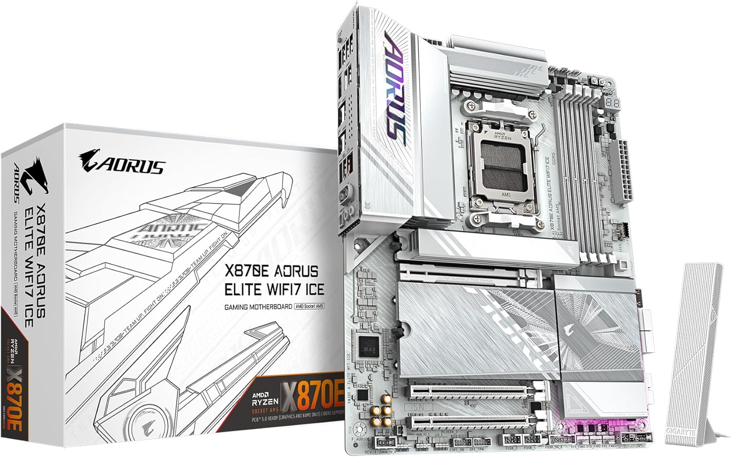 Placa eletrônica principal p/computador X870E DDR5 mATX p/intel LGA1718, p/uso geral GIGA, origem CN / 84733041 / X870E ICE